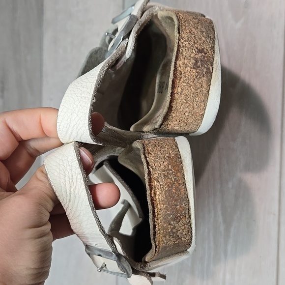 Birkenstock Women Tokio Super Grip Clog Leather Sandals Sz 39/8 Narrow - Picture 8 of 15